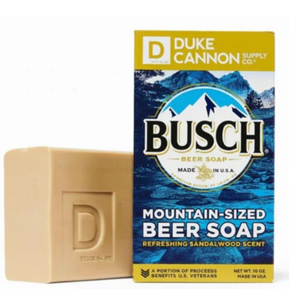Duke Cannon Supply Co. Busch Beer Mountain-Sized Beer Soap